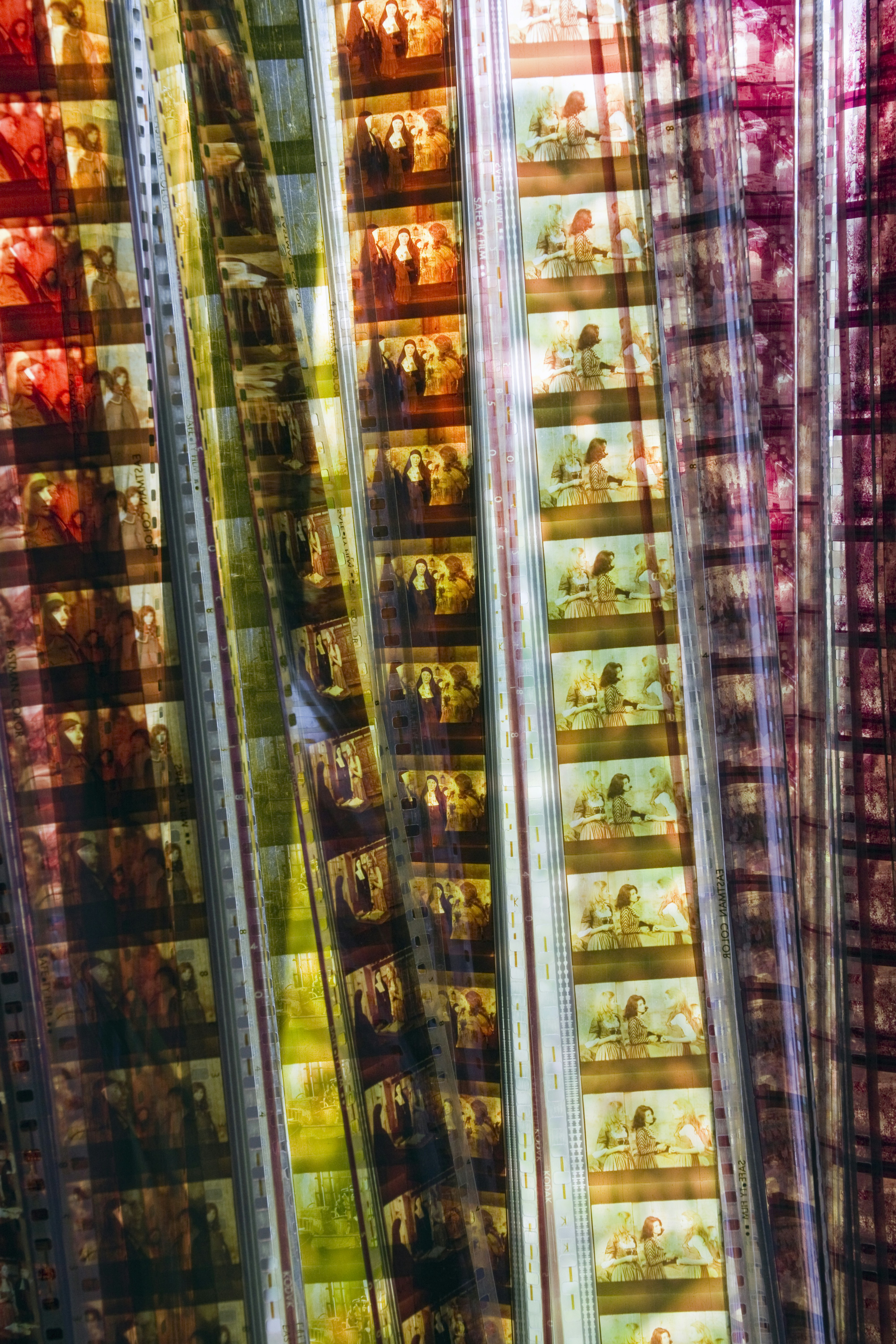 colgado textil multicolor