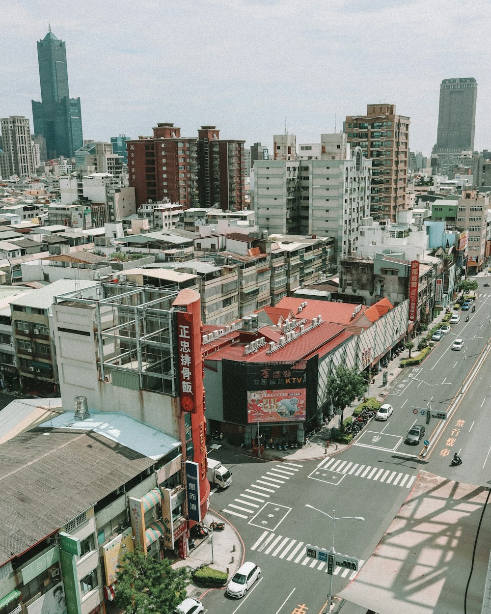 high-angle photo of cityscape