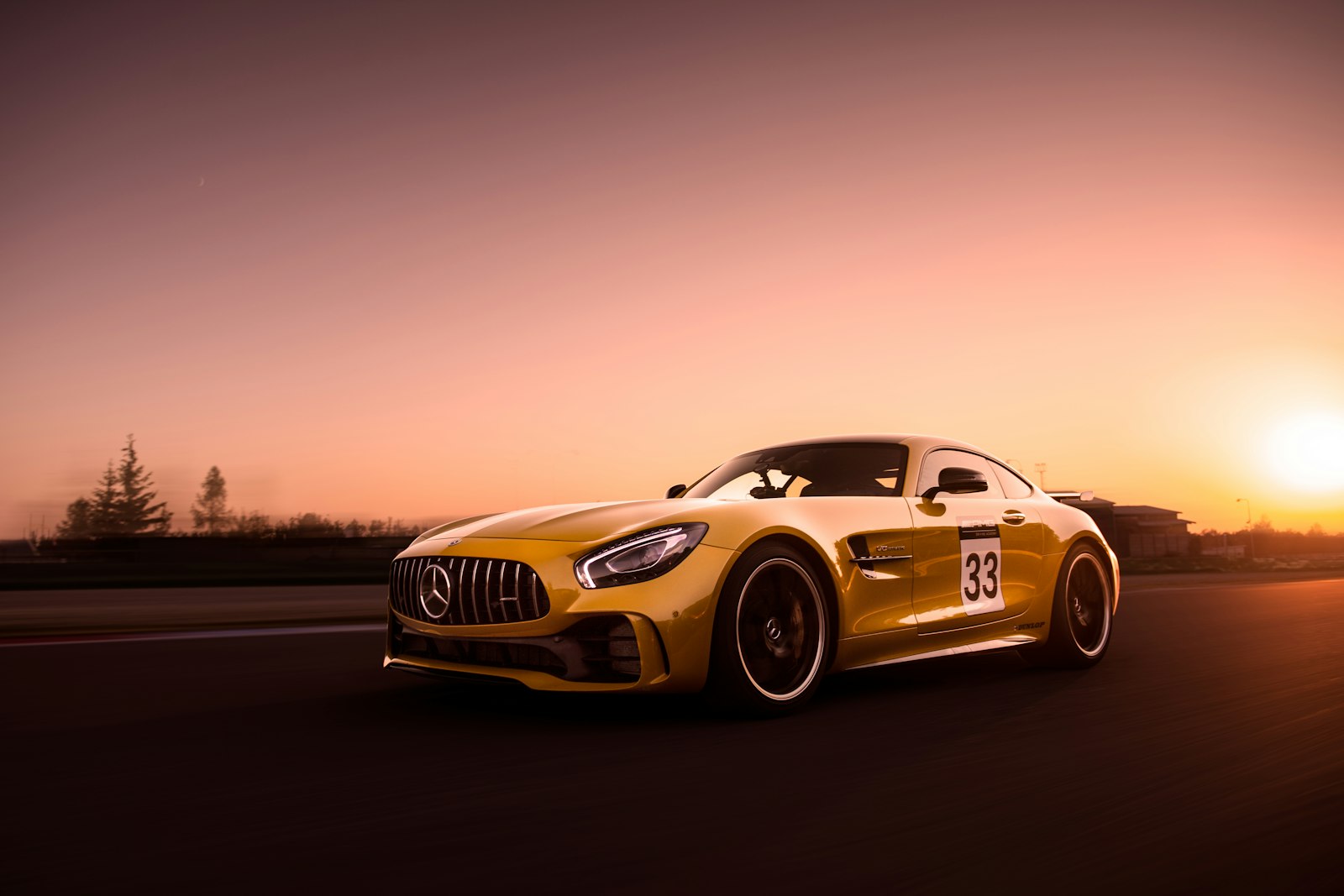 Nikon D5 + Nikon AF-S Nikkor 24-70mm F2.8G ED sample photo. Yellow mercedes-benz coupe photography