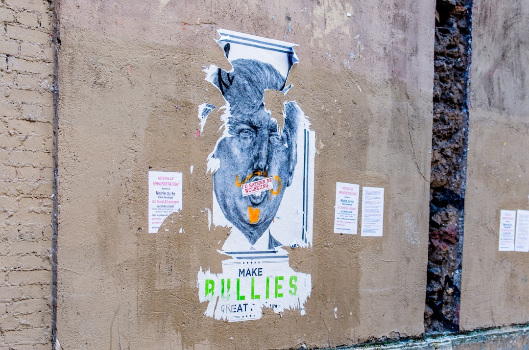 brown wooden board, poster in Paris