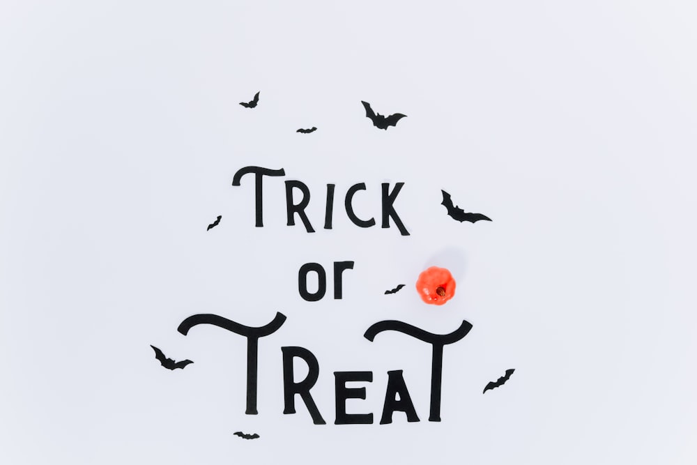 Trick of Treat sign