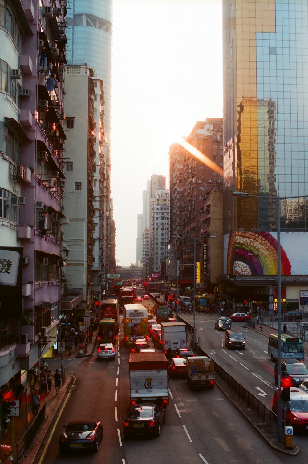 cars on road