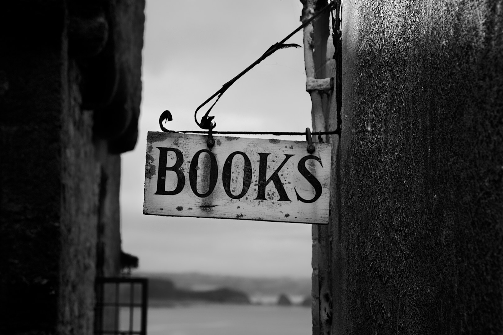 Antique bookshop sign