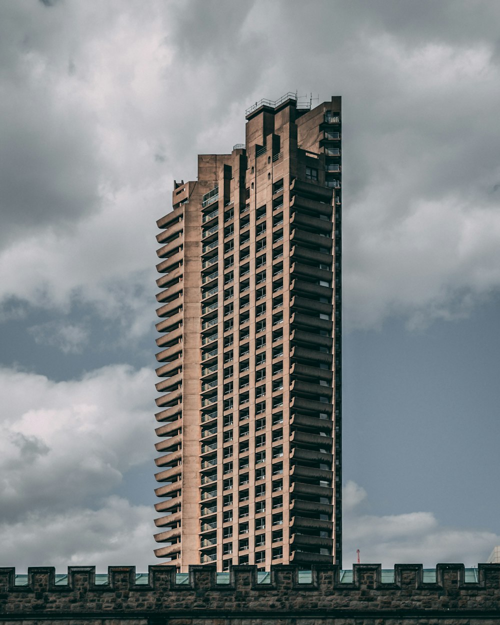 brown and white high rise building