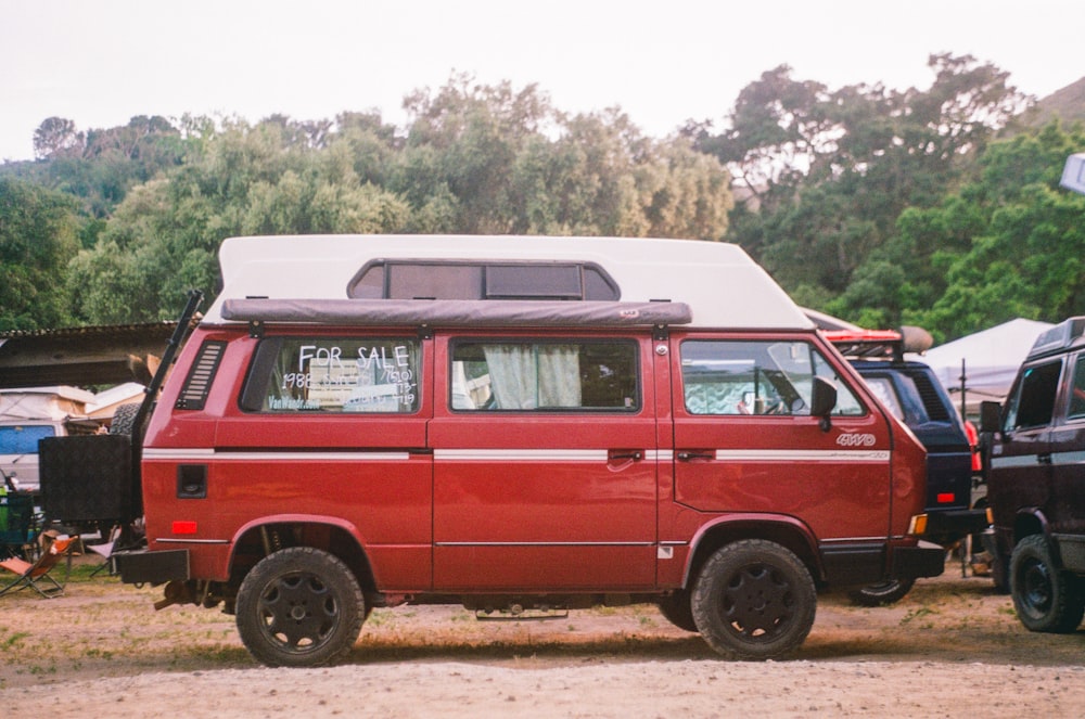 red and white Jeep Wrangler