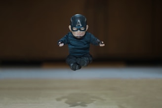 A figurine captured mid-action pose, emphasizing dynamic design and quality.