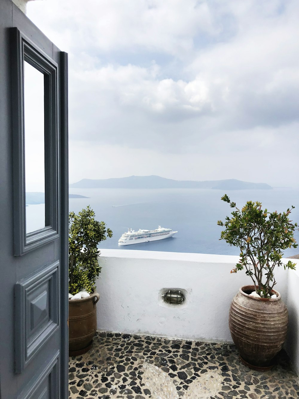 white cruise ship on ocean during daytime