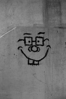 Close-up of a colorful caricature sketch showcasing a smiling guest with exaggerated features.