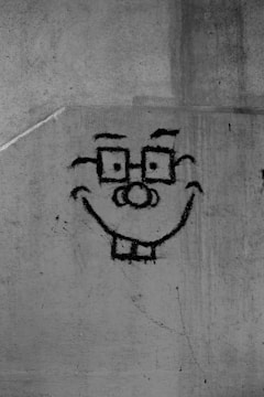 A playful character sketch with bold lines and expressive features