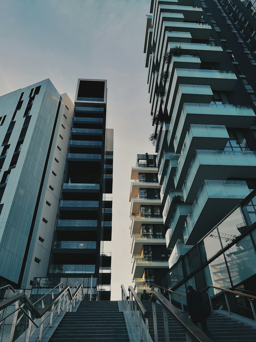 white and black concrete building