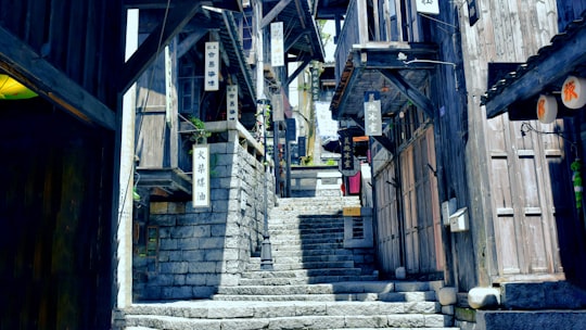 empty stairs in Haikou China