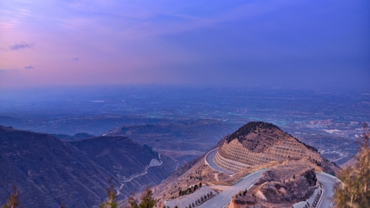 gray hill in Li Shan China