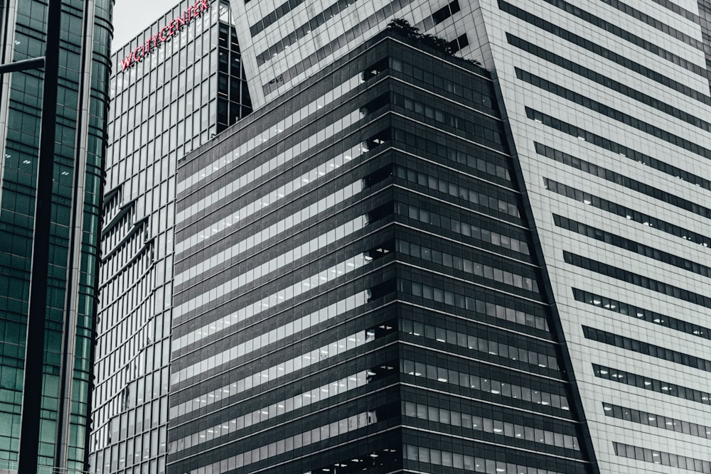 black and gray building