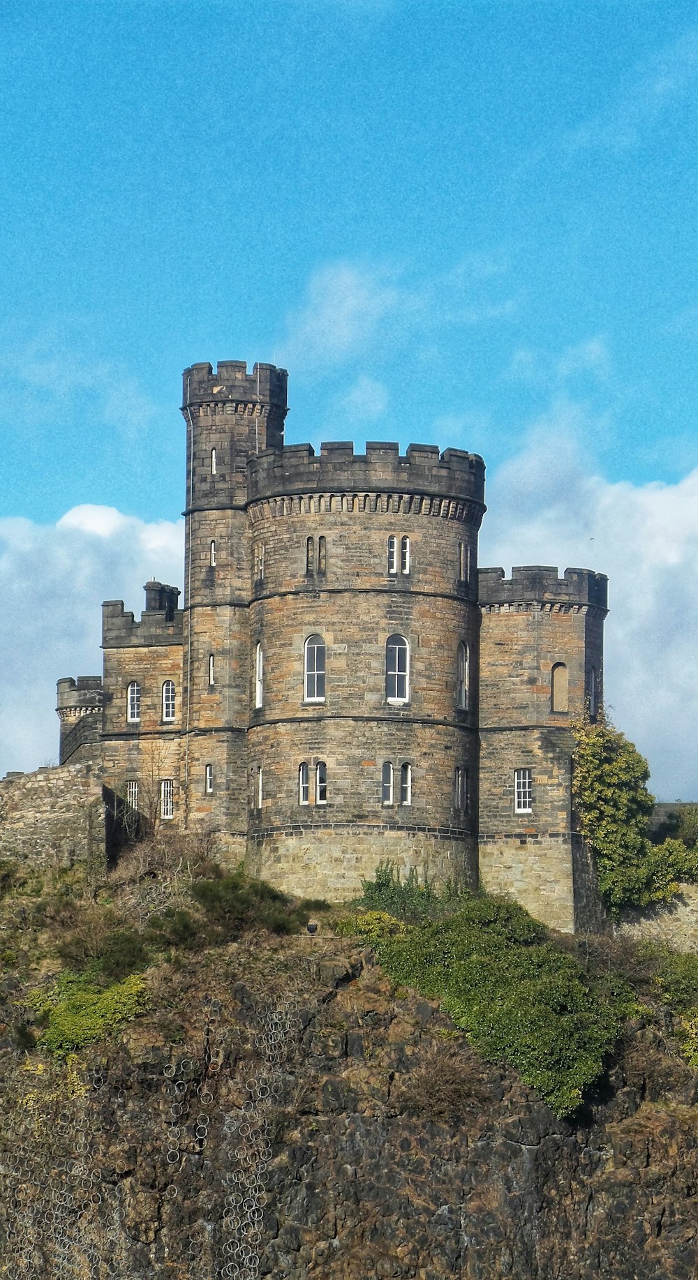 castle on cliff