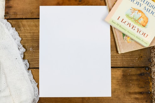 white printer paper