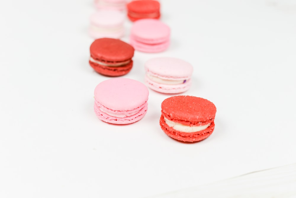 lined macarons