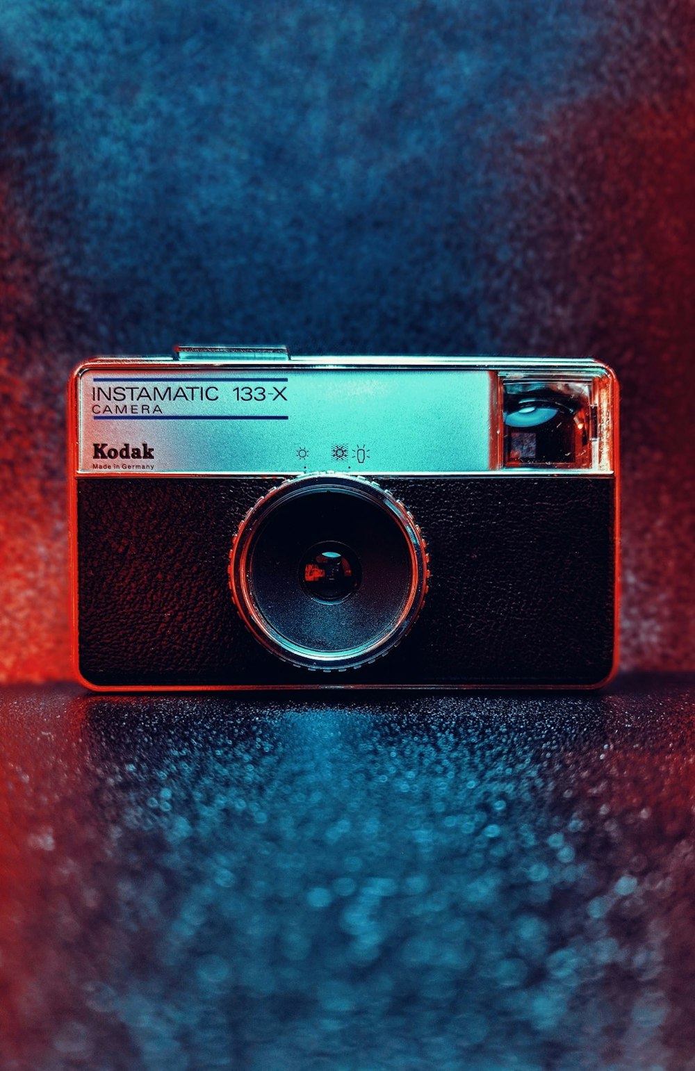 black and silver Kodak Instamax 133-X camera