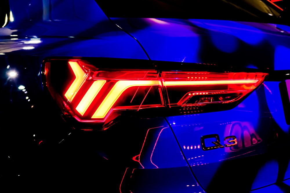 back view of Audi blue Q3