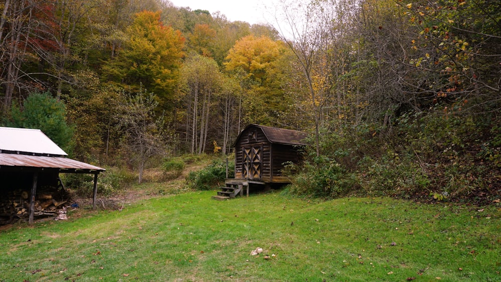 brown wooden house