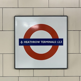 Heathrow Terminal signage