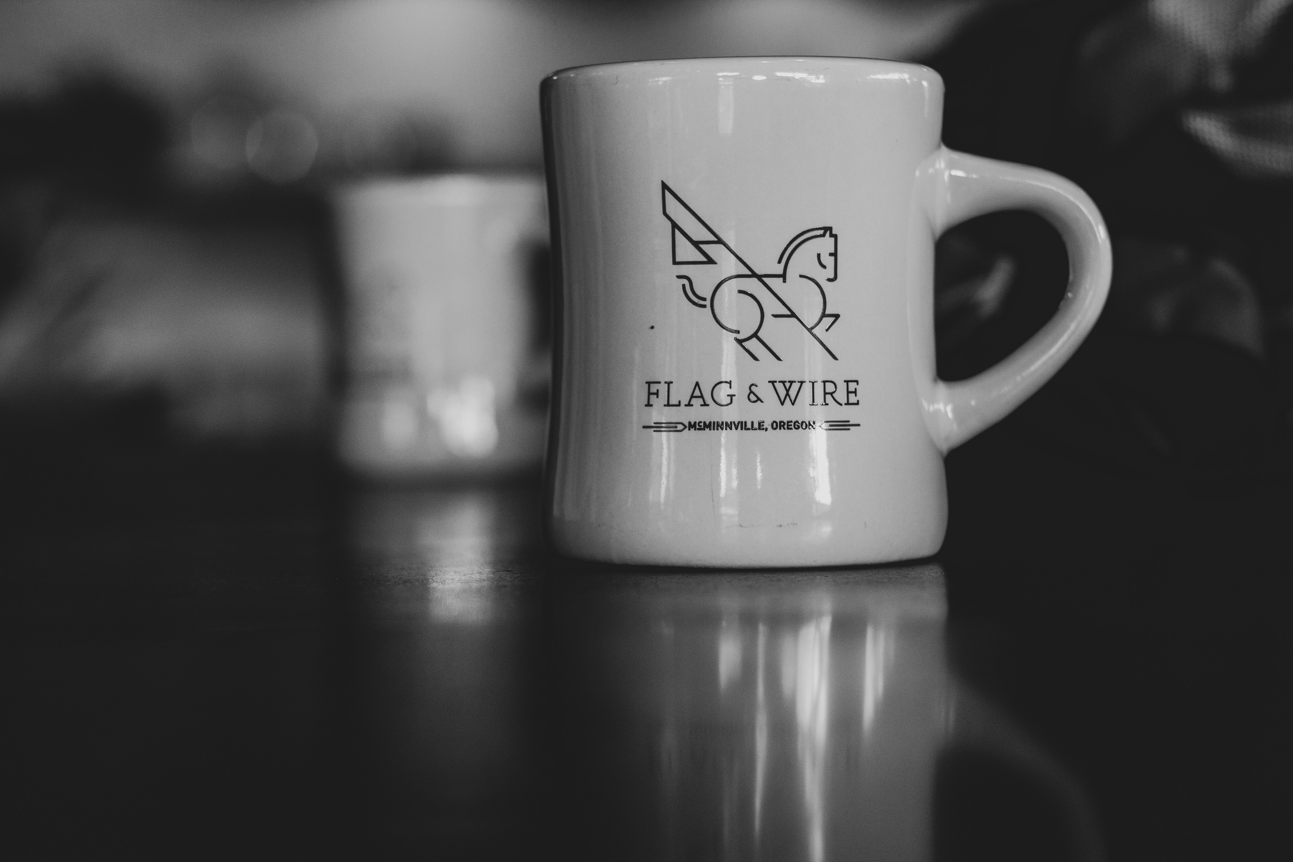 Coffee Mug | Flag & Wire Coffee | McMinnville, Oregon