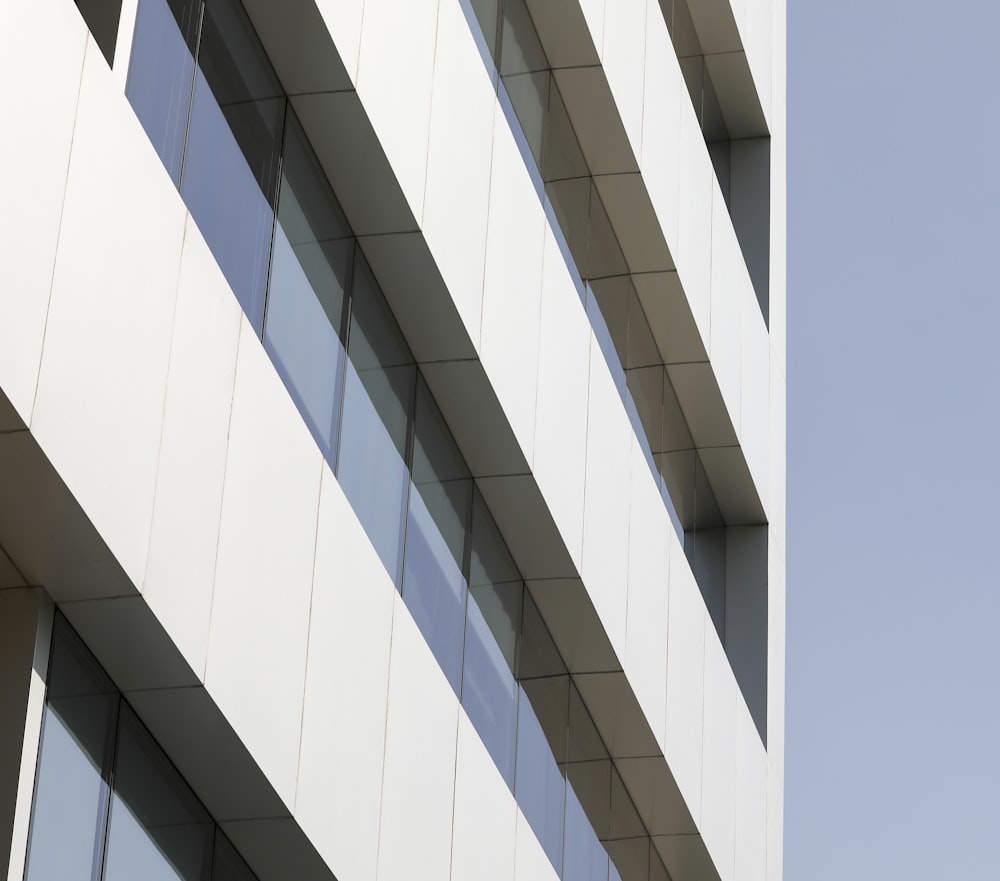 architectural photography of grey building