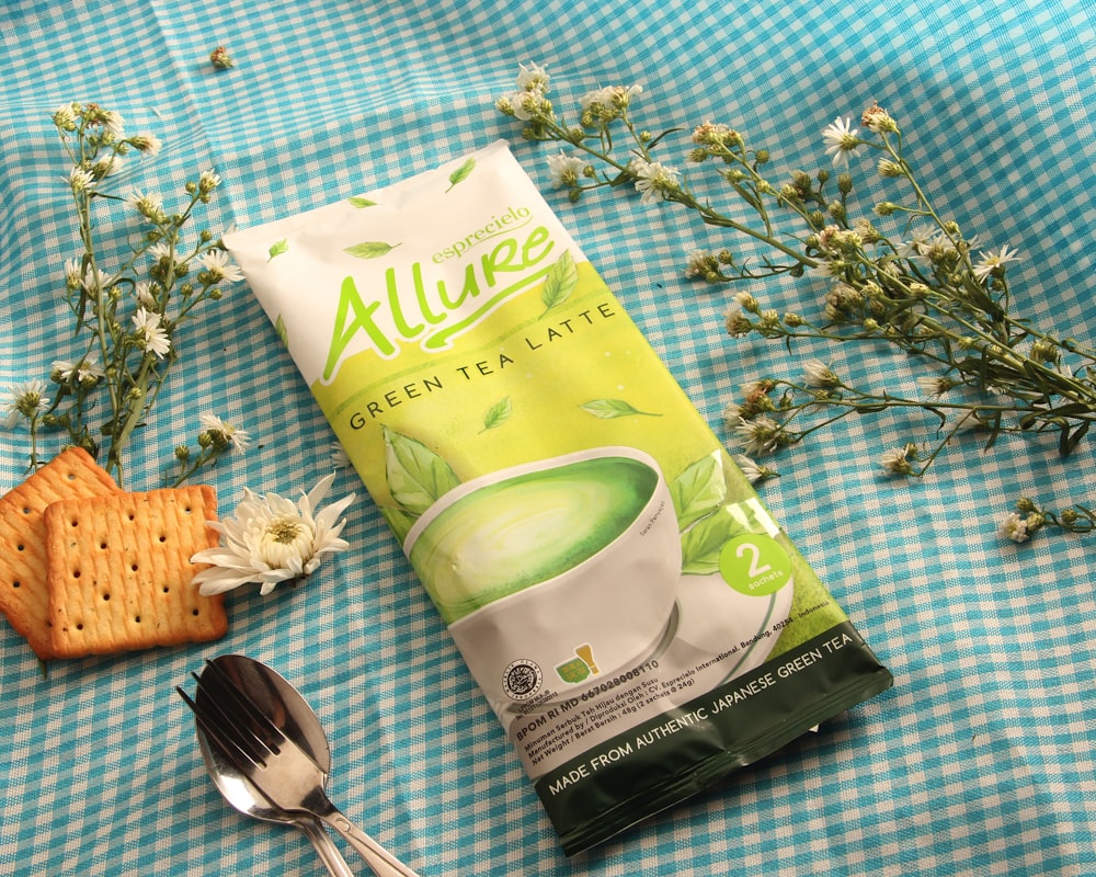 Allure green tea latte pack