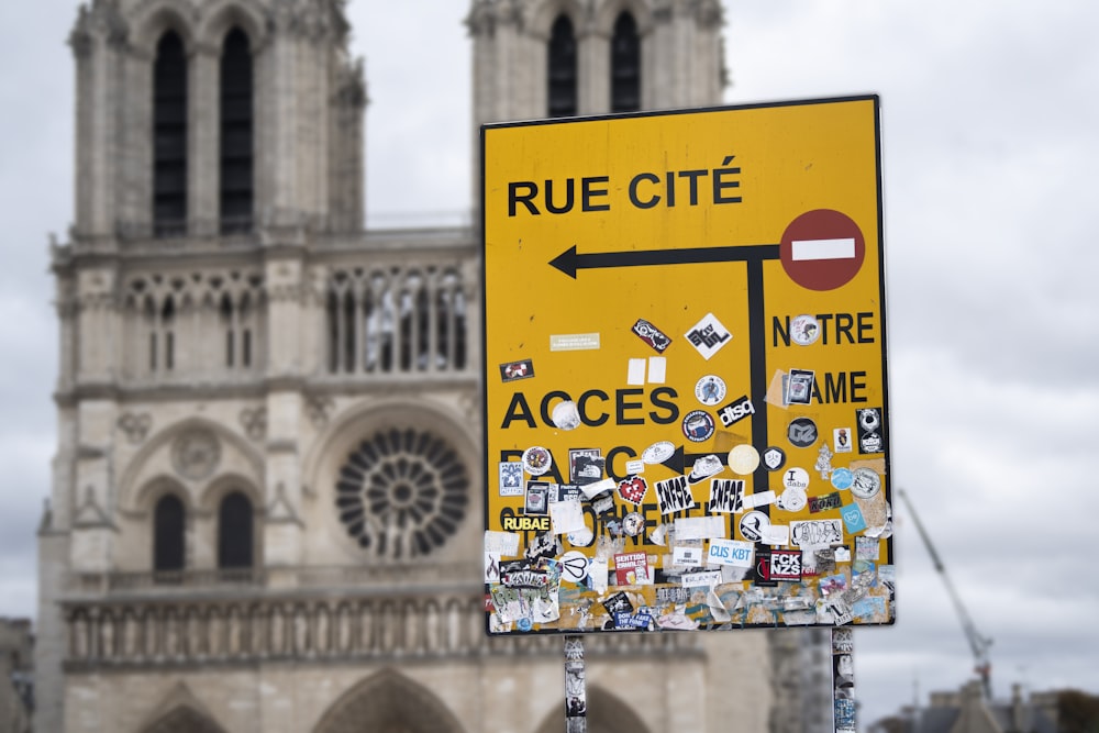 Rue Cite road sign