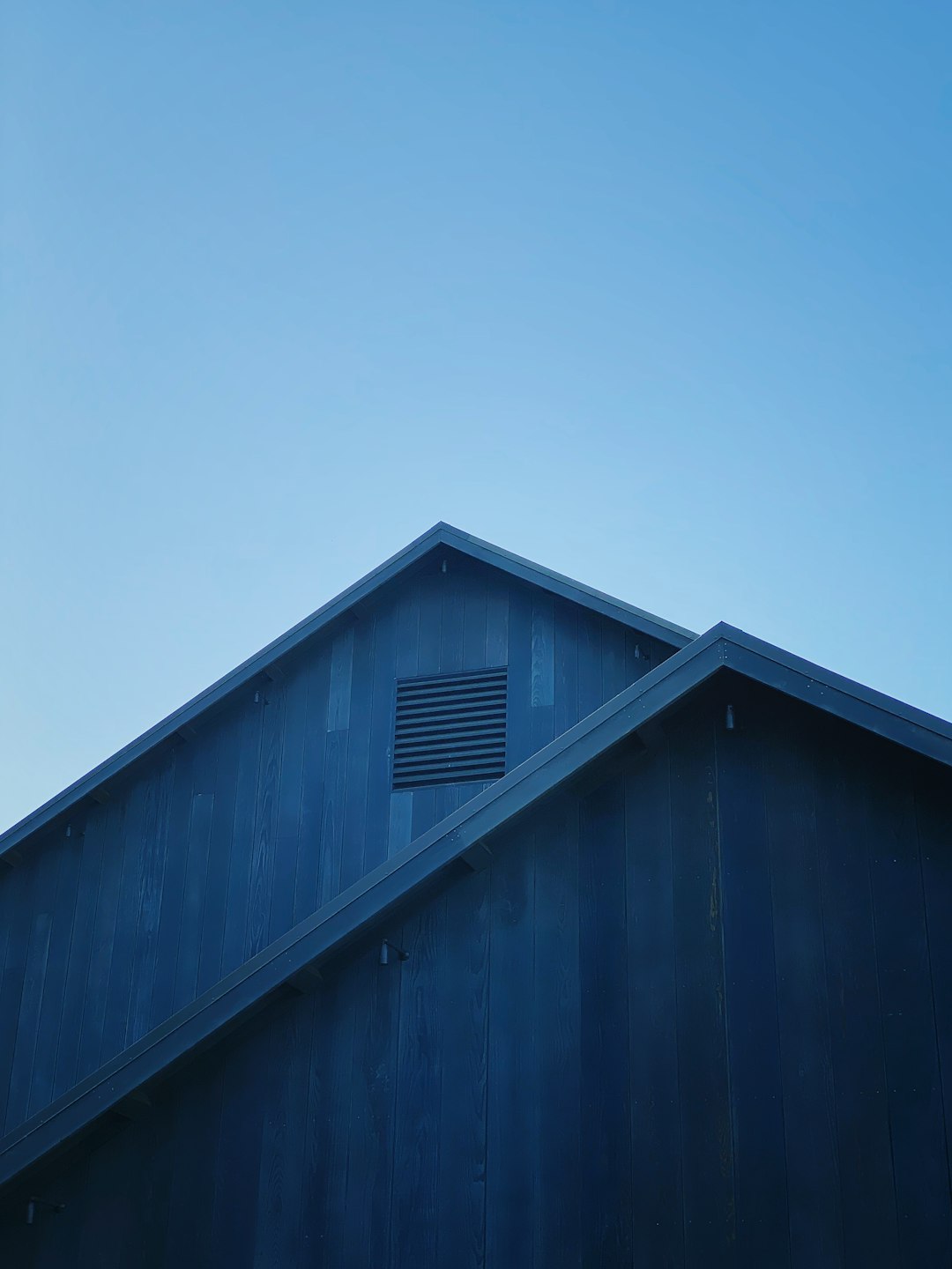 gray wooden house under clear blue sky