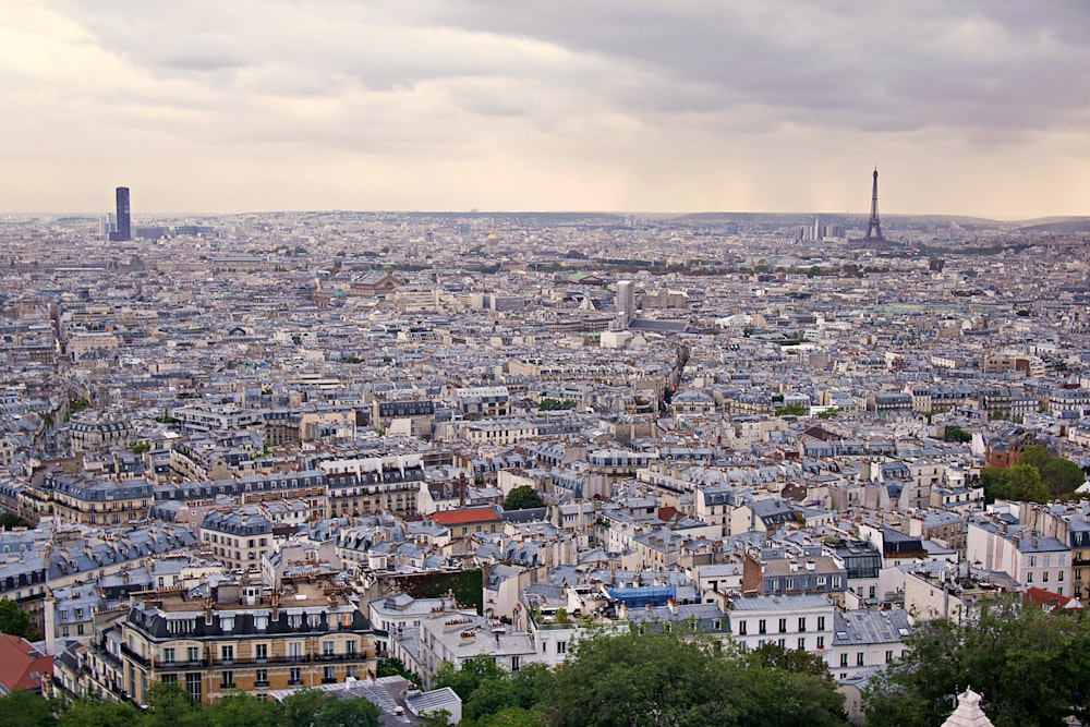 white and gray buildings