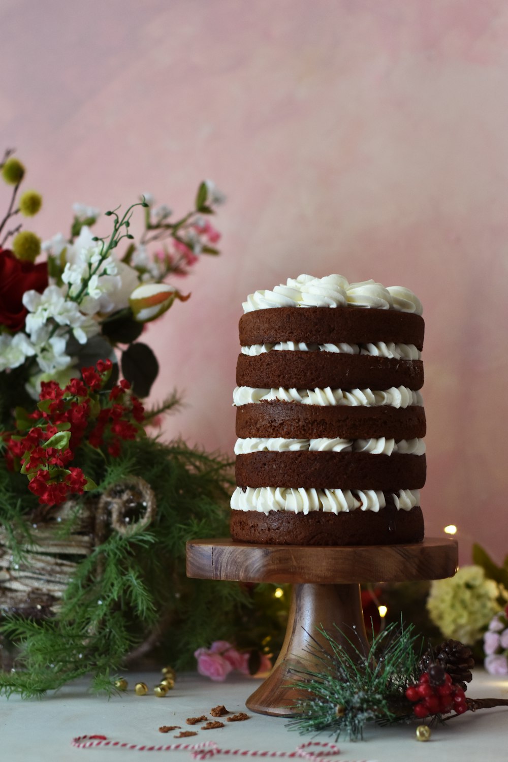 layered chocolate cake