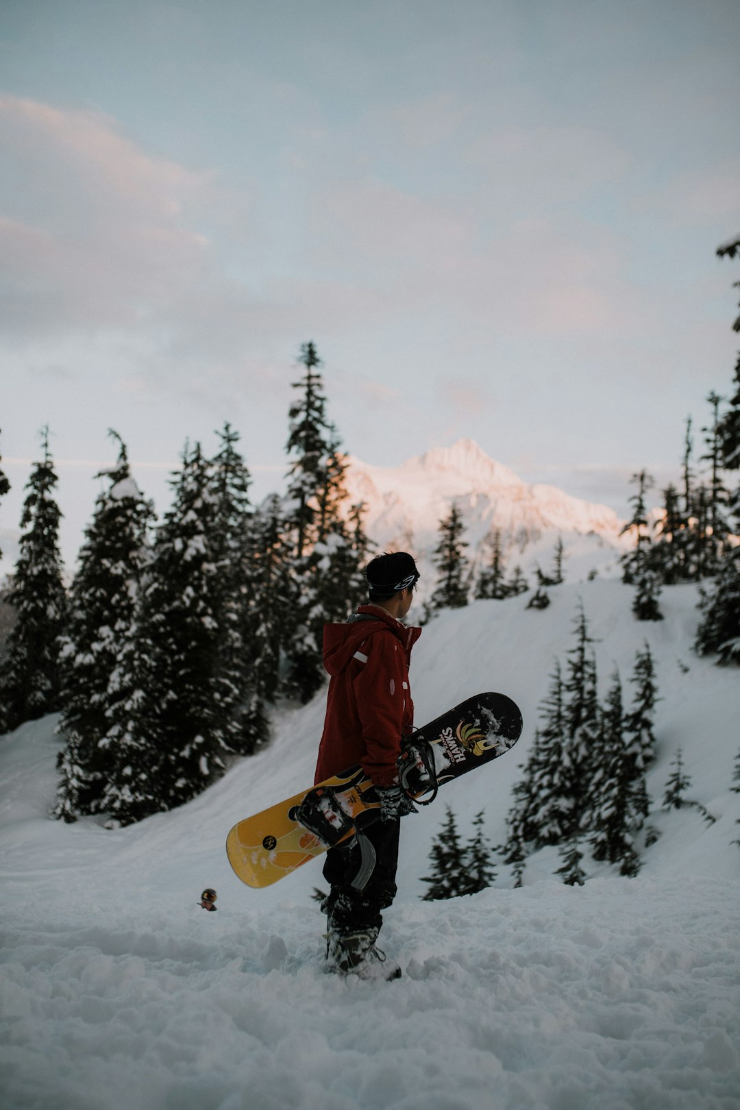 man holding board