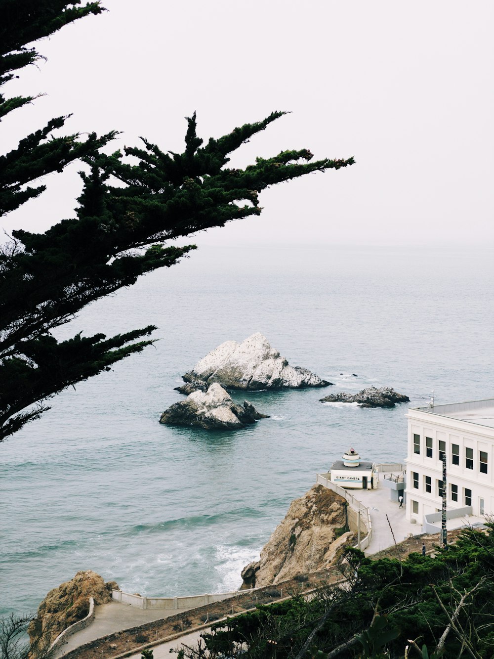 gray and black coastal stacks during daytime