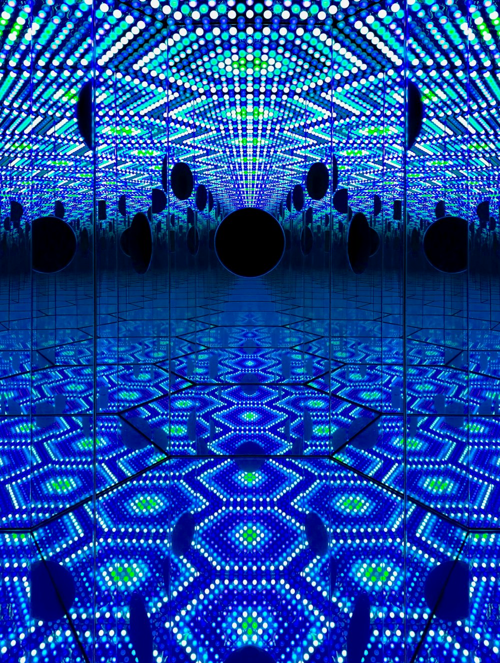 blue and black abstract wallpaper