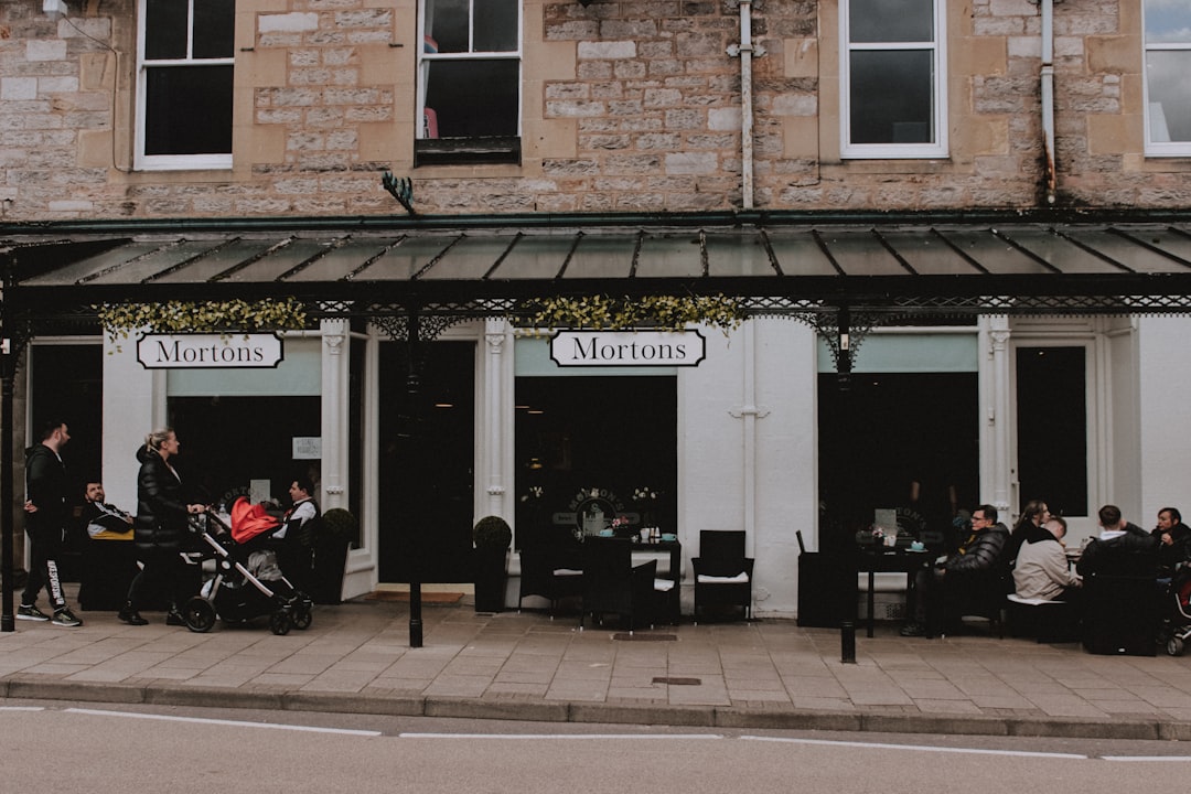 chairs outside restaurant