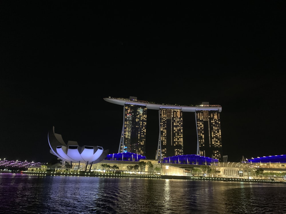 Marina Bay Sands, Singapore during night