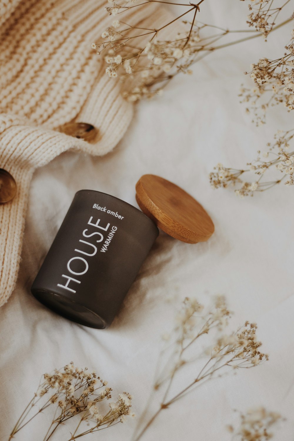 black and brown ceramic containers