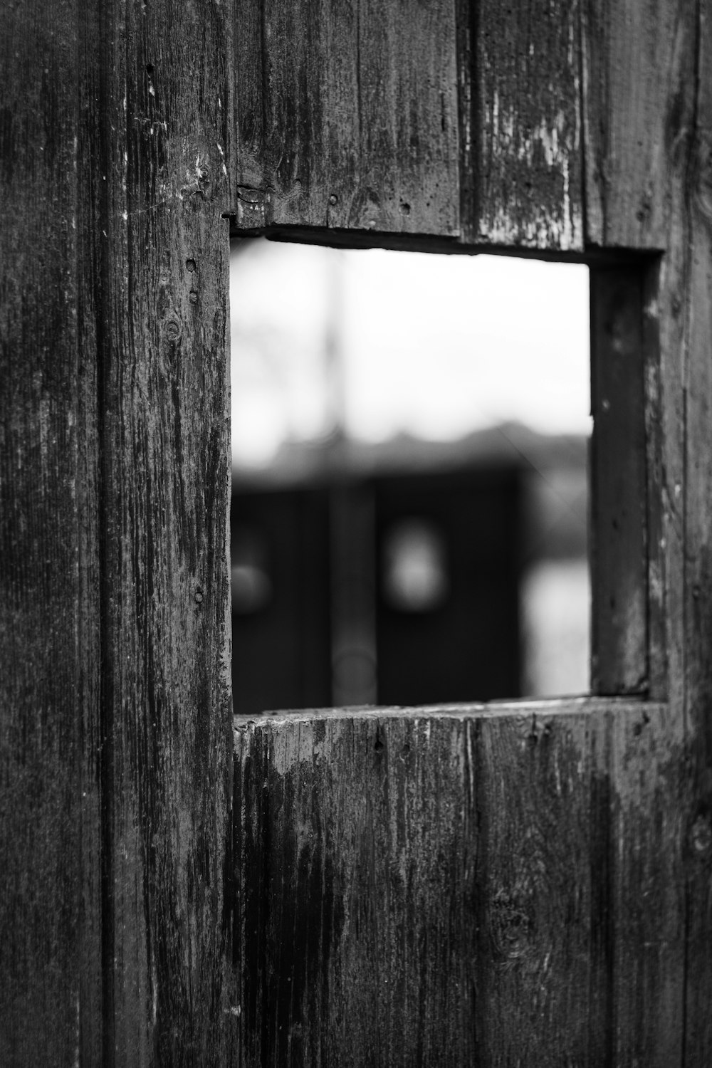 black wooden framed wall mirror