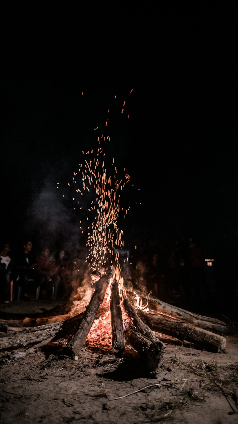 Photographie de feu de joie