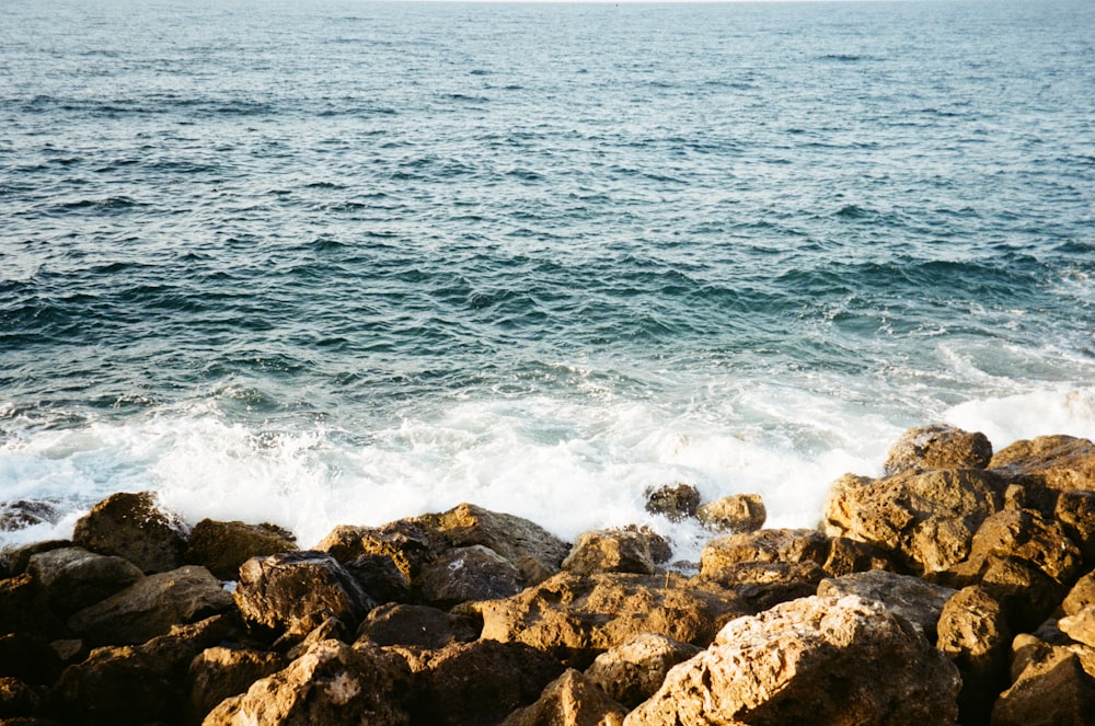 rocks near sea