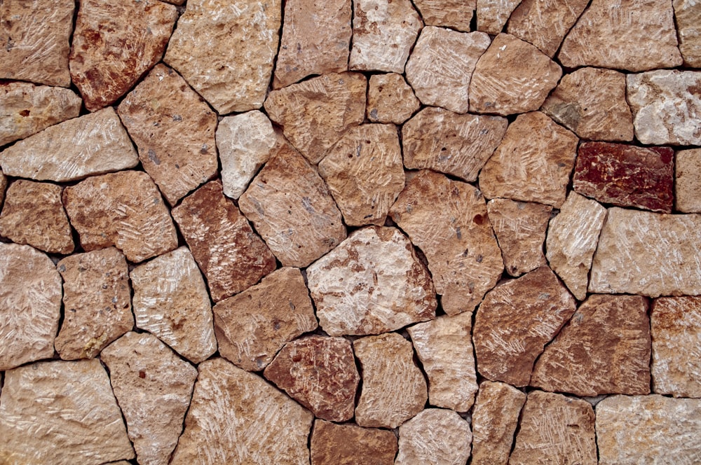 brown stone surface
