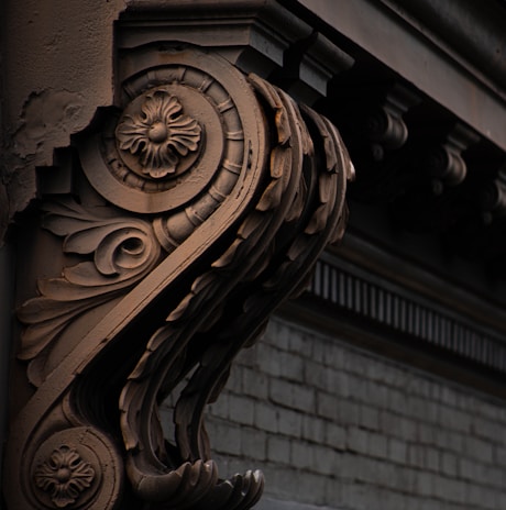 A close-up of a decorative wall finish showcasing craftsmanship.