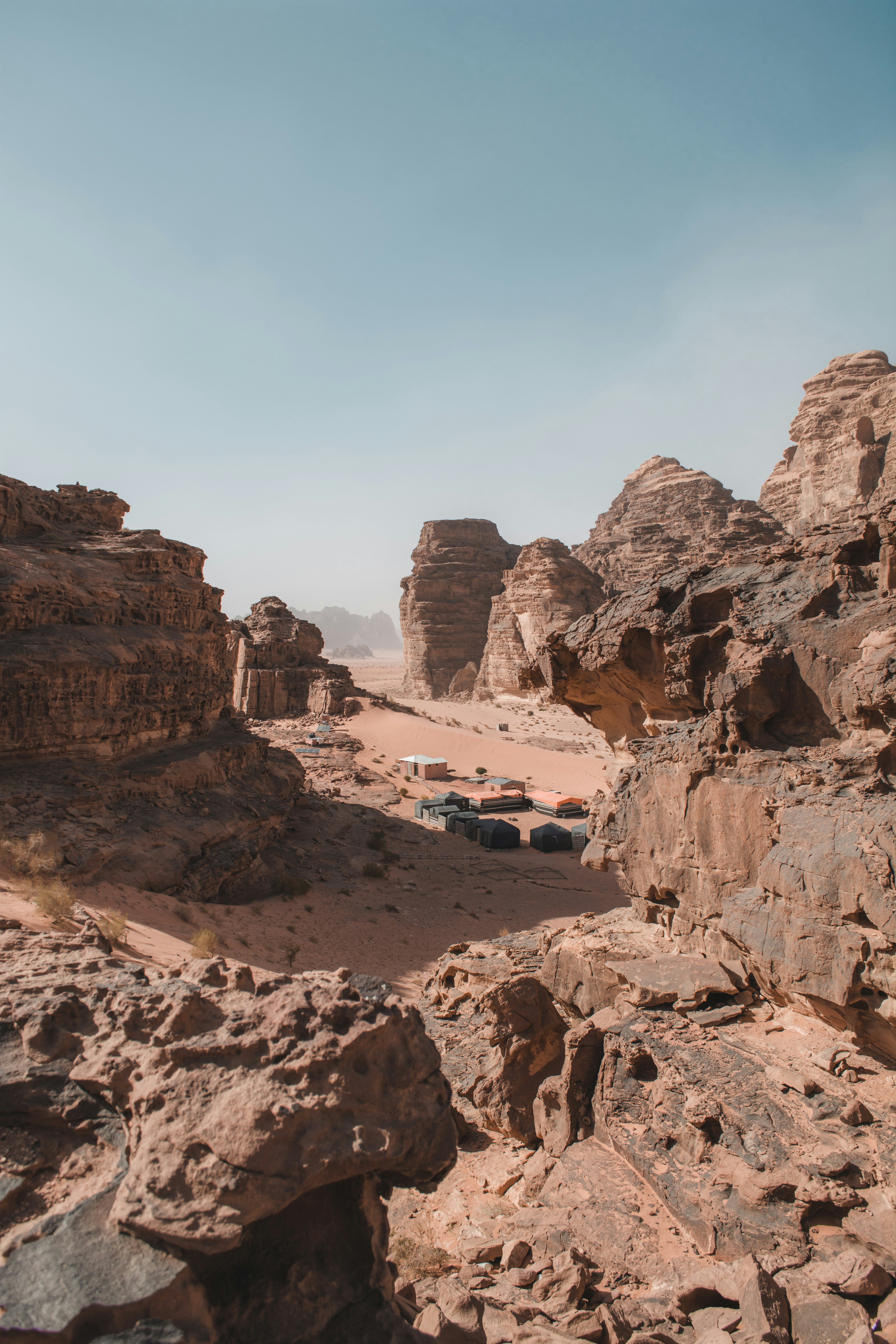 Camp in Wadi Rum Desert