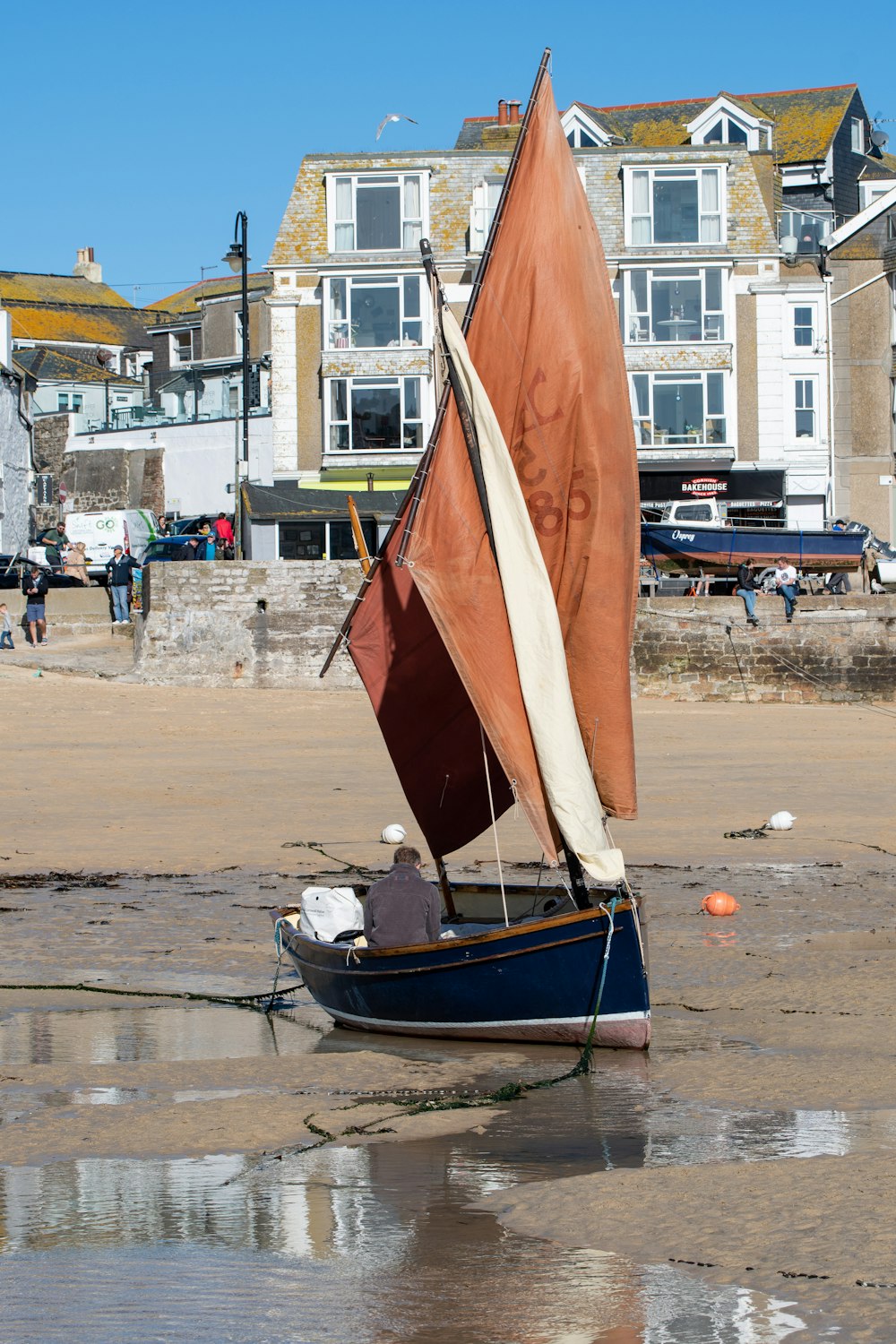 Boot am Strand