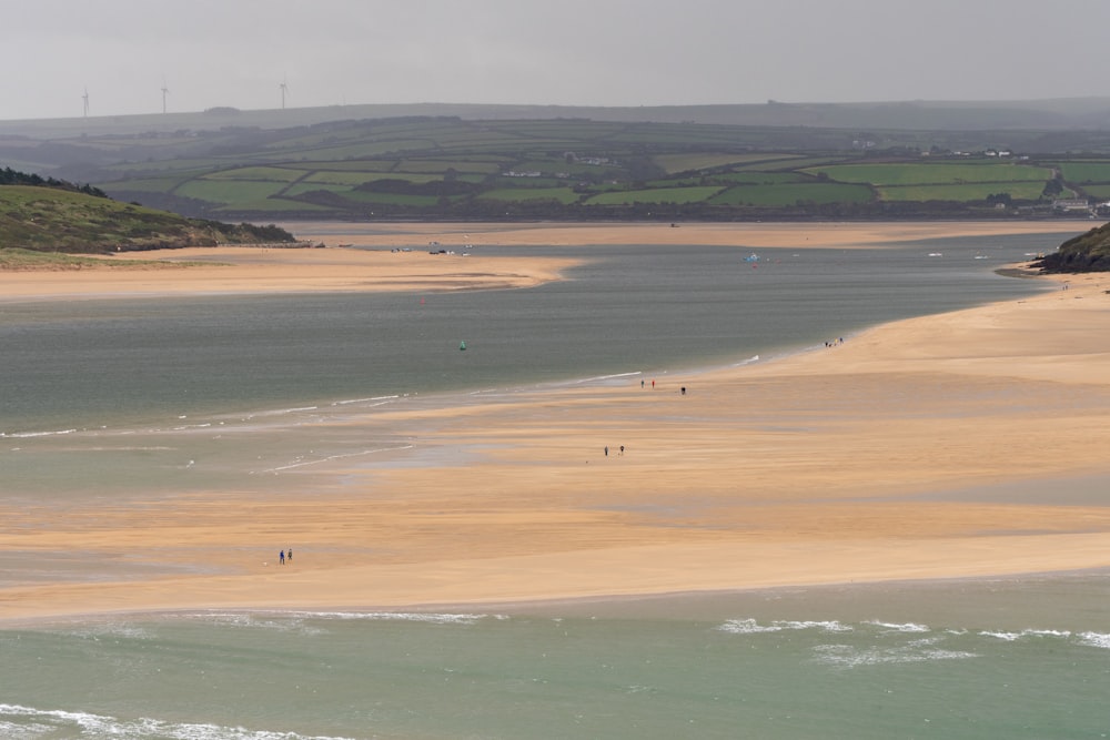 aerial seashore scenery