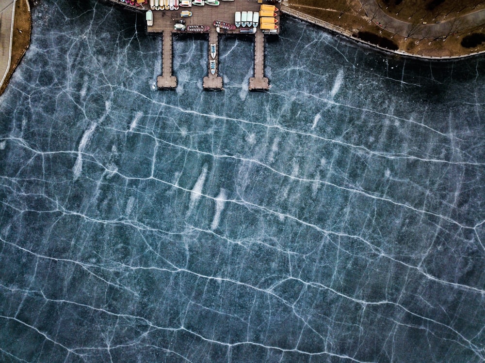 aerial photography of pier during daytime