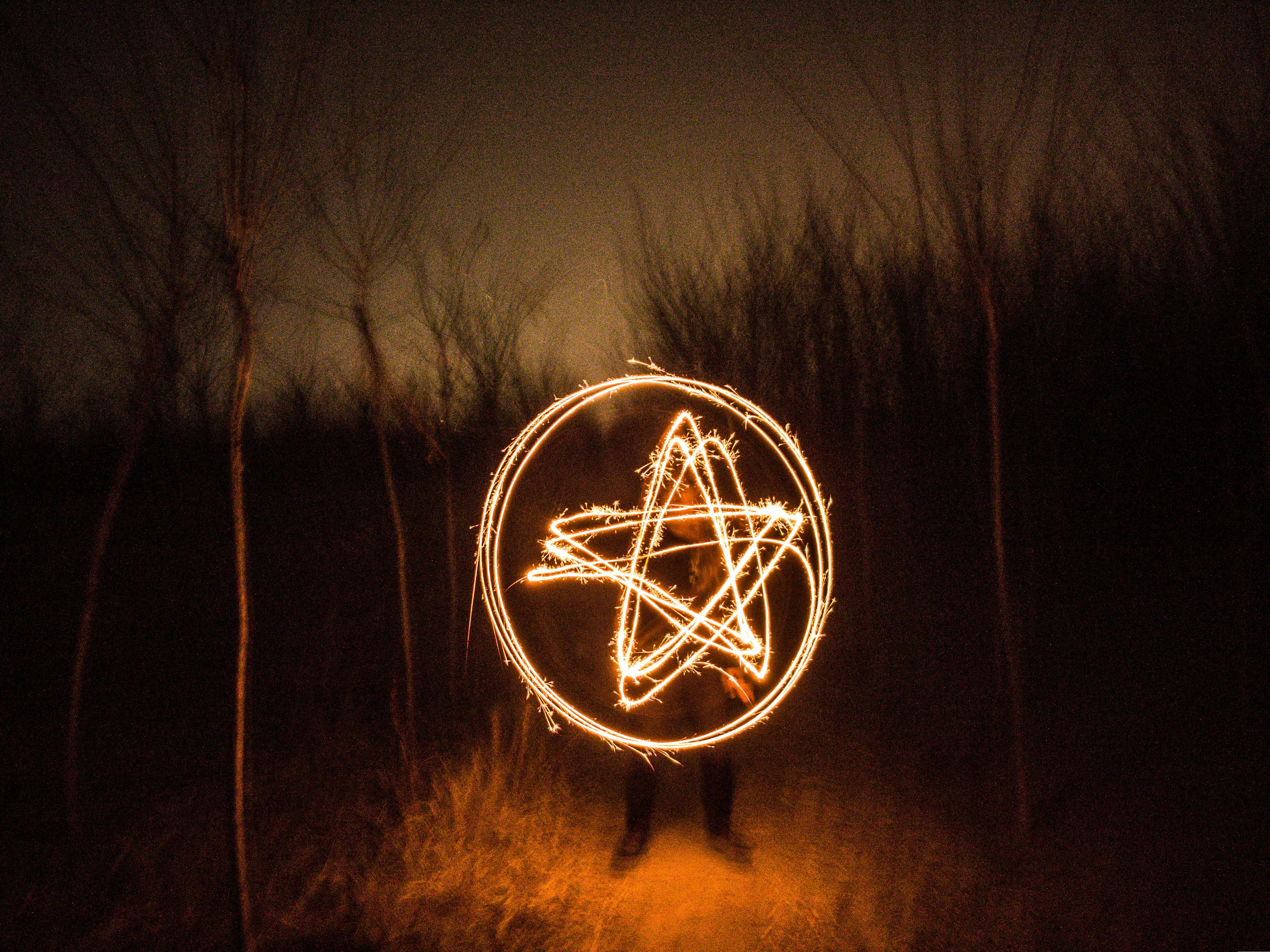Mystical pendant circle