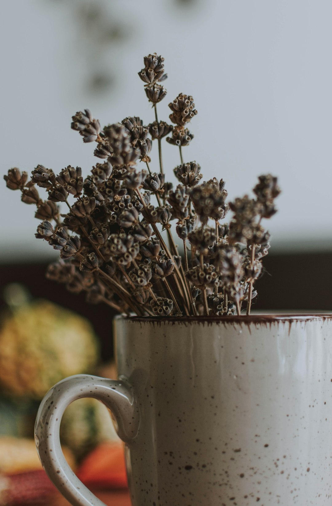 white and brown artificial flower