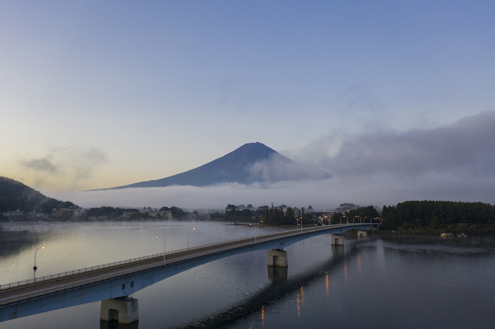 cone-shaped volcano during daytime