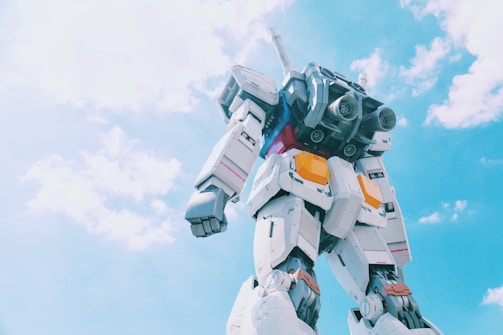 white and gray robot during daytime